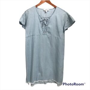 LILY EDELMAN / Blue Chambray Dress Size S
